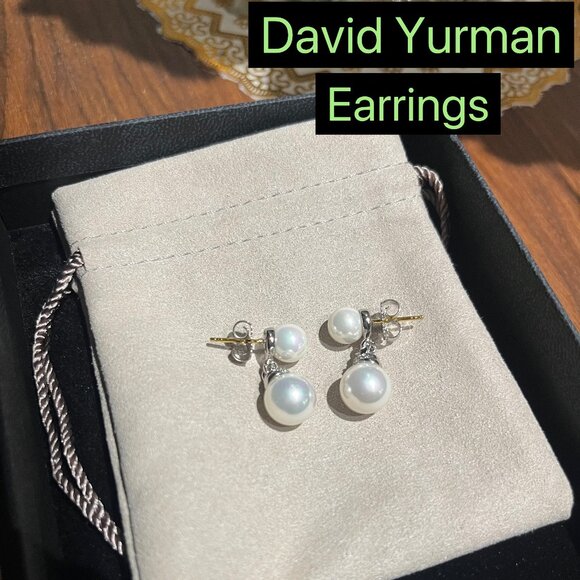 D̲a̲v̲i̲d̲ ̲Y̲u̲r̲m̲a̲n̲ Jewelry - D̲a̲v̲i̲d̲ ̲Y̲u̲r̲m̲a̲n̲ Pearl Earrings